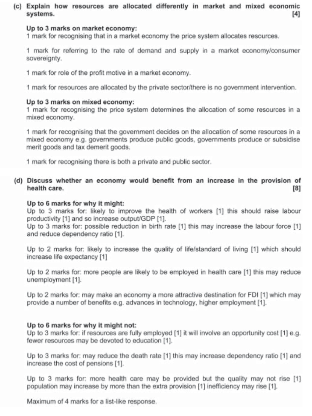 Example Candidate Responses (Standards Booklet)